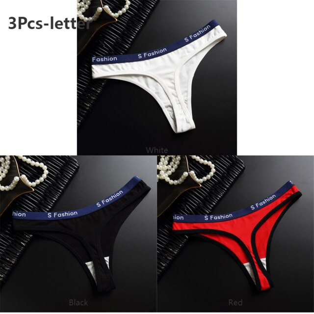 3 Pack Lace Thong G-String Cotton Underwear Lingerie Seamless Panty Intimates Briefs Panties The Clothing Company Sydney