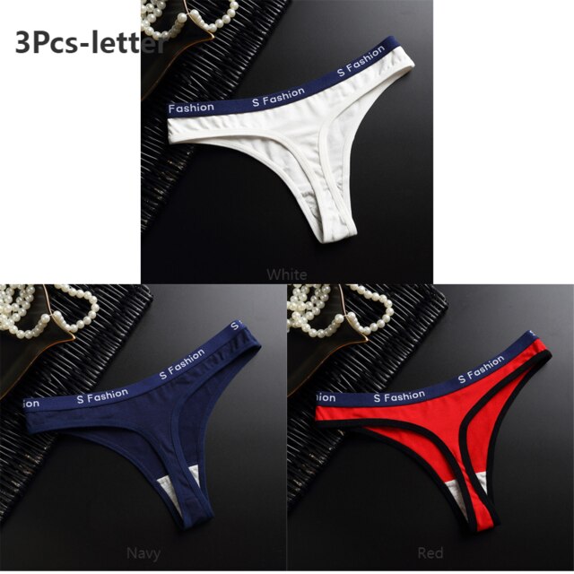 3 Pack Lace Thong G-String Cotton Underwear Lingerie Seamless Panty Intimates Briefs Panties The Clothing Company Sydney
