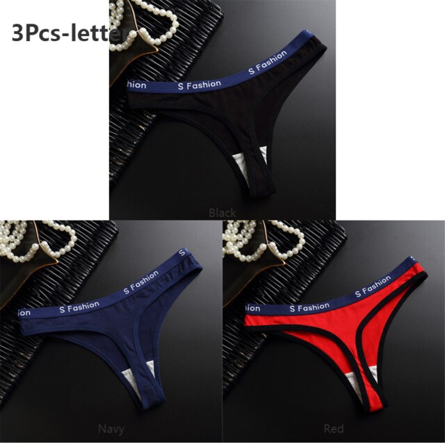3 Pack Lace Thong G-String Cotton Underwear Lingerie Seamless Panty Intimates Briefs Panties The Clothing Company Sydney