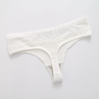 3 Pack Lace Thong G-String Cotton Underwear Lingerie Seamless Panty Intimates Briefs Panties The Clothing Company Sydney