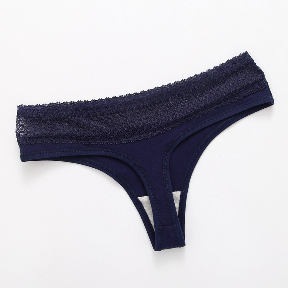 3 Pack Lace Thong G-String Cotton Underwear Lingerie Seamless Panty Intimates Briefs Panties The Clothing Company Sydney