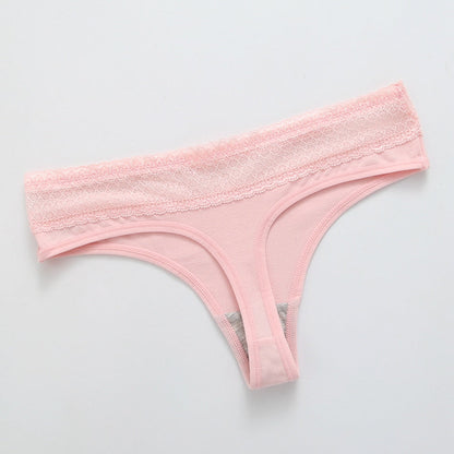 3 Pack Lace Thong G-String Cotton Underwear Lingerie Seamless Panty Intimates Briefs Panties The Clothing Company Sydney