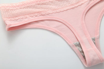 3 Pack Lace Thong G-String Cotton Underwear Lingerie Seamless Panty Intimates Briefs Panties The Clothing Company Sydney
