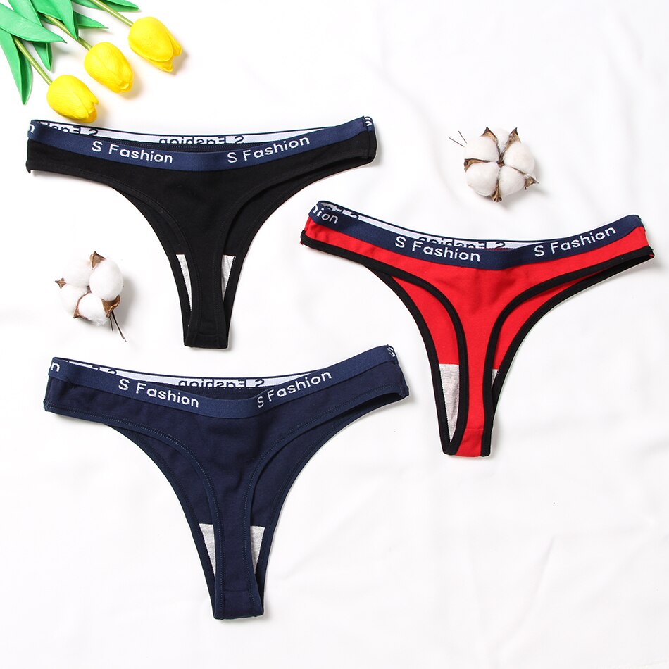 3 Pack Lace Thong G-String Cotton Underwear Lingerie Seamless Panty Intimates Briefs Panties The Clothing Company Sydney