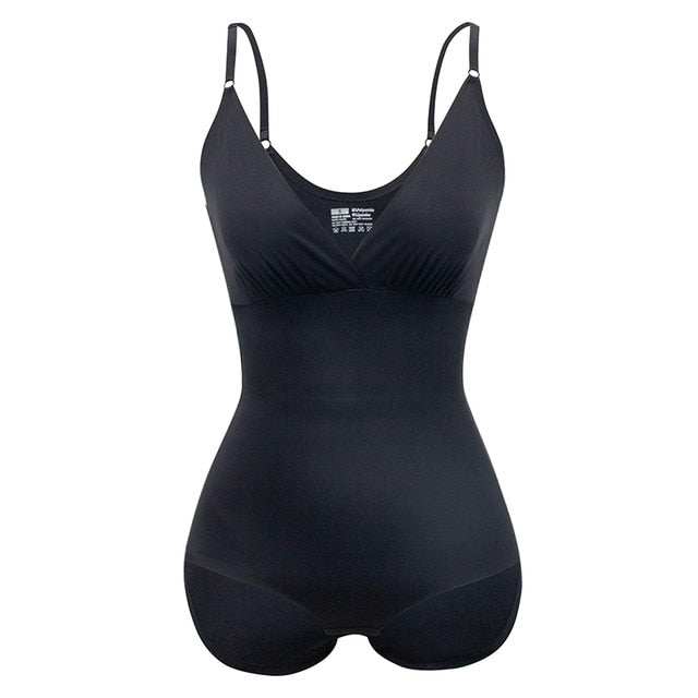 Shapewear Bodysuits Seamless Deep V Neck Bodysuit Smooth Slip Crop Tops Tummy Control Body Shaper Underwear The Clothing Company Sydney