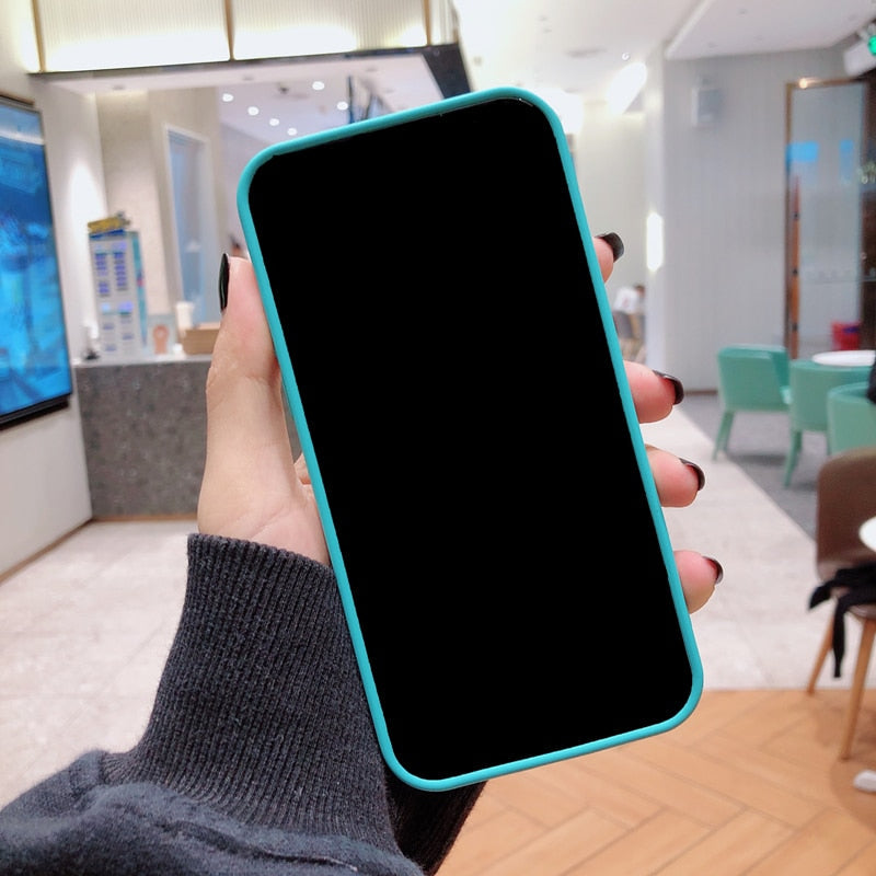 Camera Lens Protection Liquid Silicone Case on For iPhone 11 12 Pro Max 8 7 6 6s Plus Xr Xs Max X 13 12 Lens push and Pull Cover The Clothing Company Sydney