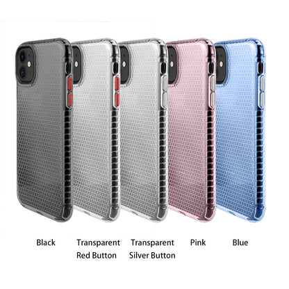 Clear TPU Case for iPhone 12 mini 11 Pro Max XS XR X 6 7 8 Plus Honeycomb Crystal Slim Phone Shell Bumper Protection Back Cover The Clothing Company Sydney