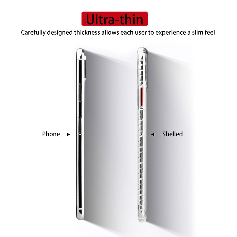 Clear TPU Case for iPhone 12 mini 11 Pro Max XS XR X 6 7 8 Plus Honeycomb Crystal Slim Phone Shell Bumper Protection Back Cover The Clothing Company Sydney