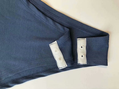 Cotton casual short sleeve summer letter embroidery contrast color rompers jumpsuit bodysuit The Clothing Company Sydney