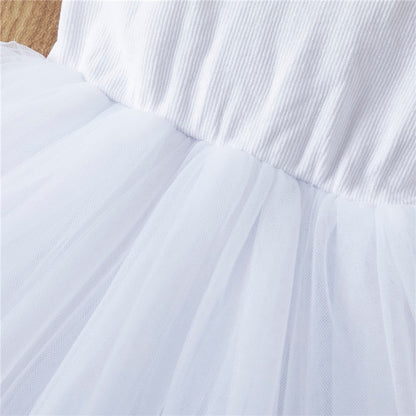 Girls Solid Black Sleeveless Formal Costume Cotton Mesh Tutu Kids Girl Party Dress Birthday Frock The Clothing Company Sydney
