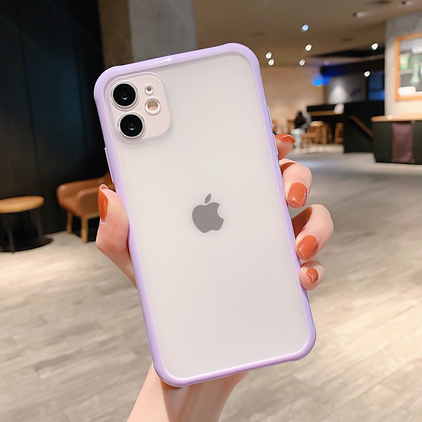 Shockproof Armor Transparent Phone Case For iPhone 12 11 Pro X Xs MAX XR 6 6s 7 8 Plus Camera Protection Candy Color Cover Case The Clothing Company Sydney