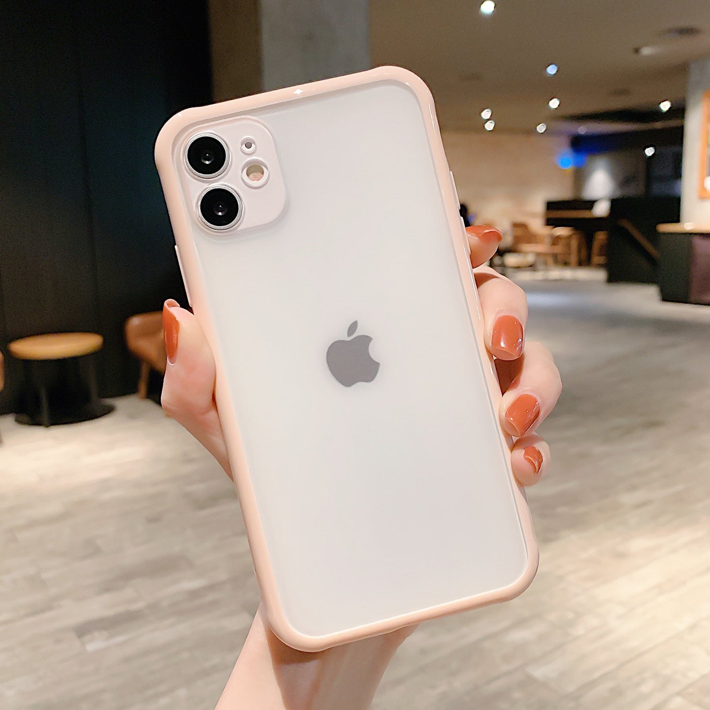 Shockproof Armor Transparent Phone Case For iPhone 12 11 Pro X Xs MAX XR 6 6s 7 8 Plus Camera Protection Candy Color Cover Case The Clothing Company Sydney