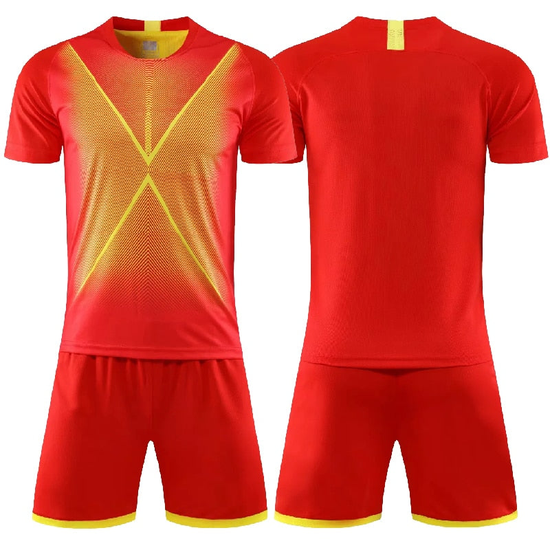 Adults Summer Short Sleeve Kids Soccer Training Suits Football Kits Soccer Custom Shorts Jersey Set The Clothing Company Sydney