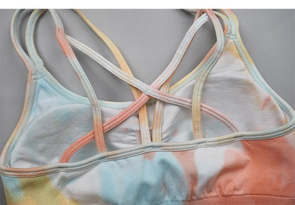 2 Piece Dye Seamless yoga set  Women gym fitness clothing sportswear sports bra high waist gym leggings sports suits yoga suits The Clothing Company Sydney