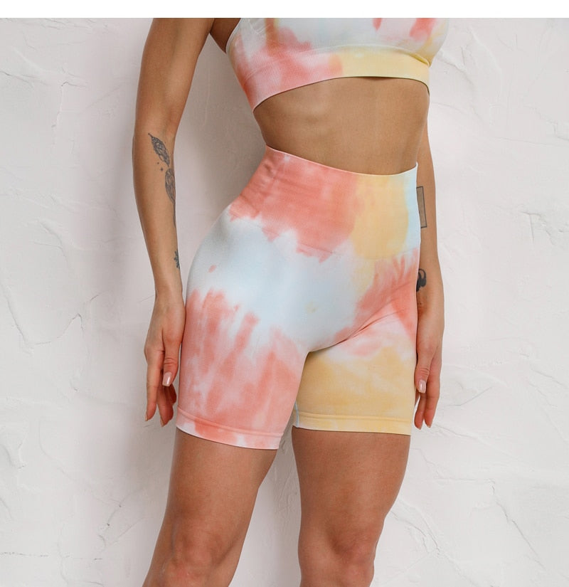 2 Piece Dye Seamless yoga set  Women gym fitness clothing sportswear sports bra high waist gym leggings sports suits yoga suits The Clothing Company Sydney