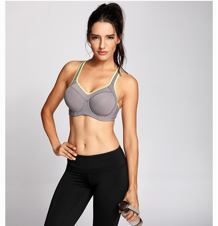 Women's Full Support High Impact Racerback Lightly Lined Underwire Sports Bra The Clothing Company Sydney