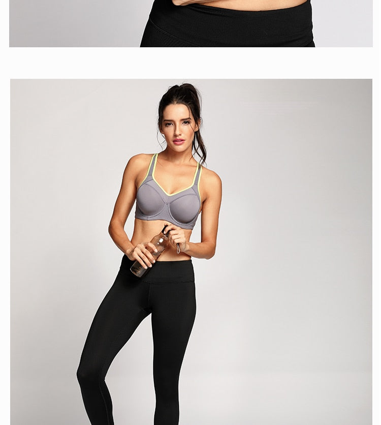 Women's Full Support High Impact Racerback Lightly Lined Underwire Sports Bra The Clothing Company Sydney