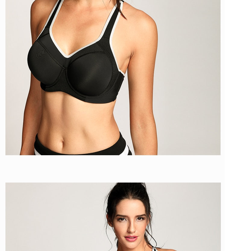 Women's Full Support High Impact Racerback Lightly Lined Underwire Sports Bra The Clothing Company Sydney