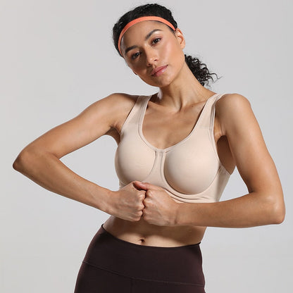 Women's Max Control Solid High Impact Plus Size Underwire Sports Bra The Clothing Company Sydney