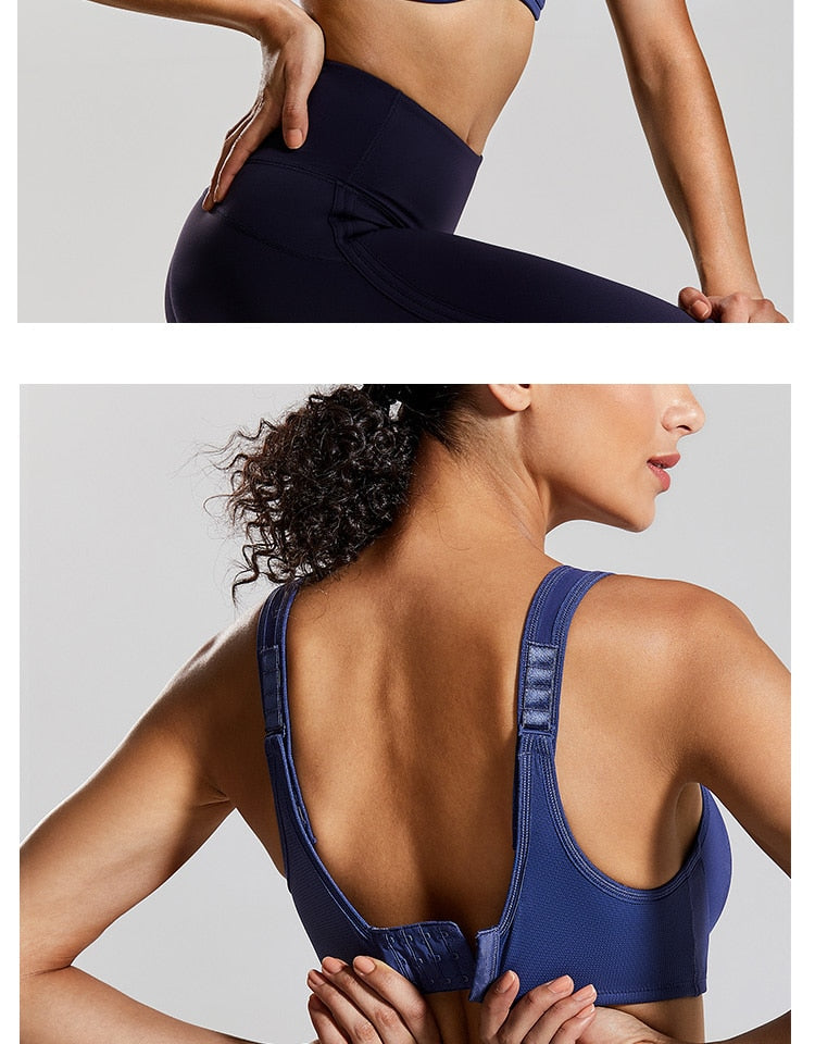 Women's Max Control Solid High Impact Plus Size Underwire Sports Bra The Clothing Company Sydney