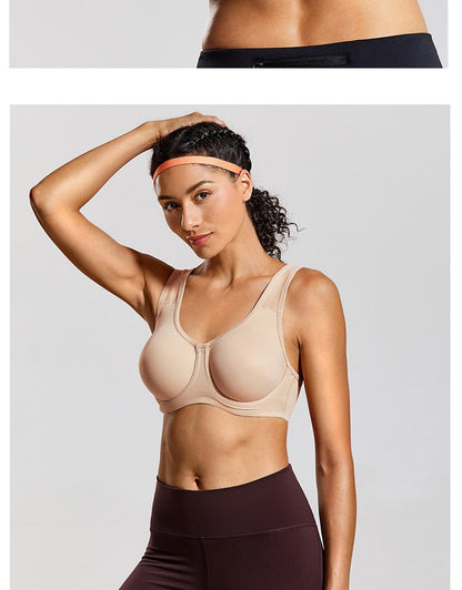Women's Max Control Solid High Impact Plus Size Underwire Sports Bra The Clothing Company Sydney
