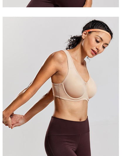 Women's Max Control Solid High Impact Plus Size Underwire Sports Bra The Clothing Company Sydney