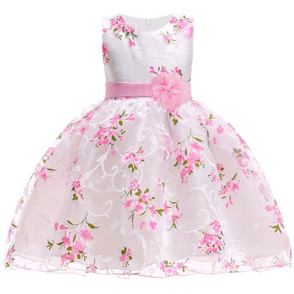 Summer Girls Long Bridesmaid Kids Dresses For Girls Children Princess Flower Girl Party Wedding Dress The Clothing Company Sydney