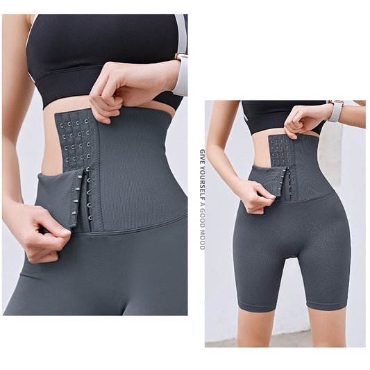 Fitness Corset Push Hip Postpartum High Waist Yoga Pants Workout Seamless Leggings Sportswear Gym Running Training Tights The Clothing Company Sydney