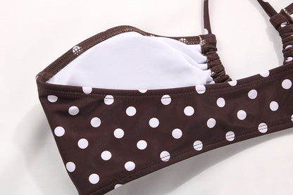 2 Piece Thong Bikini Set Solid Color Swimsuit Hollow Out Bikinis String Swimwear Bathing Suit The Clothing Company Sydney