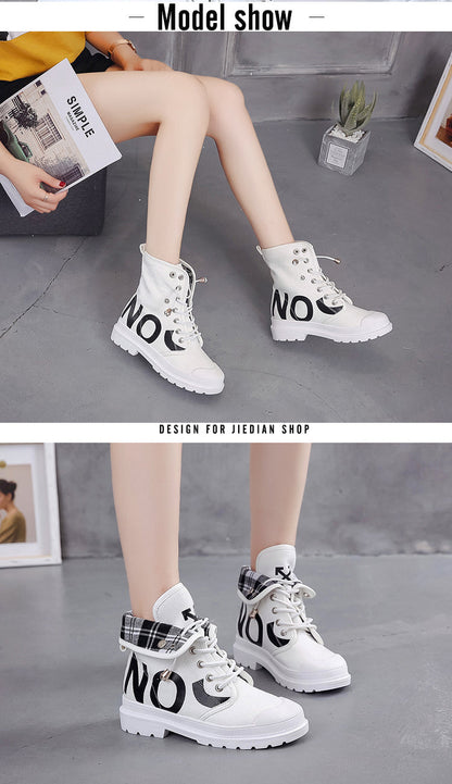 Vulcanized Platform Women's Mesh High-top Lace-up Casual Shoes Walking Sneakers Boots The Clothing Company Sydney