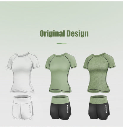 5 Piece Ladies Jogging Sets Sports Suit Yoga Wear Gym Fitness Outdoor Running Training Workout Quick Dry Set The Clothing Company Sydney