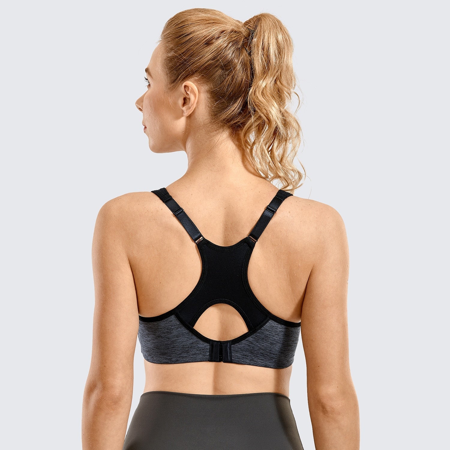 Sports Bra Women's Moisture-wicking High Impact Minimize Padded Full Support Racerback Underwire Sports Bra Top The Clothing Company Sydney