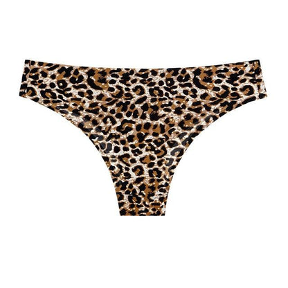 1 Piece Women's Panties Underwear Seamless Sports Leopard T-back G-string Thongs Ice Silk Briefs The Clothing Company Sydney