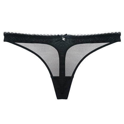 Ultra-thin cup mesh lace underwear transparent unlined 1 bra+2 panties bra set The Clothing Company Sydney