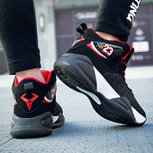 Boys Girls Basketball Shoes Brand Kids Sneakers High Quality Breathable Non-slip Sport Trainer Shoes The Clothing Company Sydney