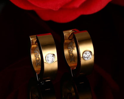 Cute Hoop Women Men Stainless Steel Ear Cuff Brincos Huggie Jewelry Earrings The Clothing Company Sydney