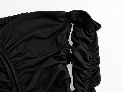 Autumn Winter Bandage Off Shoulder Long Sleeve Slim Elastic Bodycon Party Dresses The Clothing Company Sydney