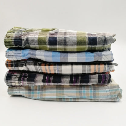 4 Pack Mens Thin Summer Underwear Cotton Breathable Plaid Flexible Shorts Boxer Male Underpants The Clothing Company Sydney