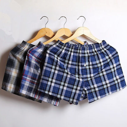 4 Pack Mens Thin Summer Underwear Cotton Breathable Plaid Flexible Shorts Boxer Male Underpants The Clothing Company Sydney