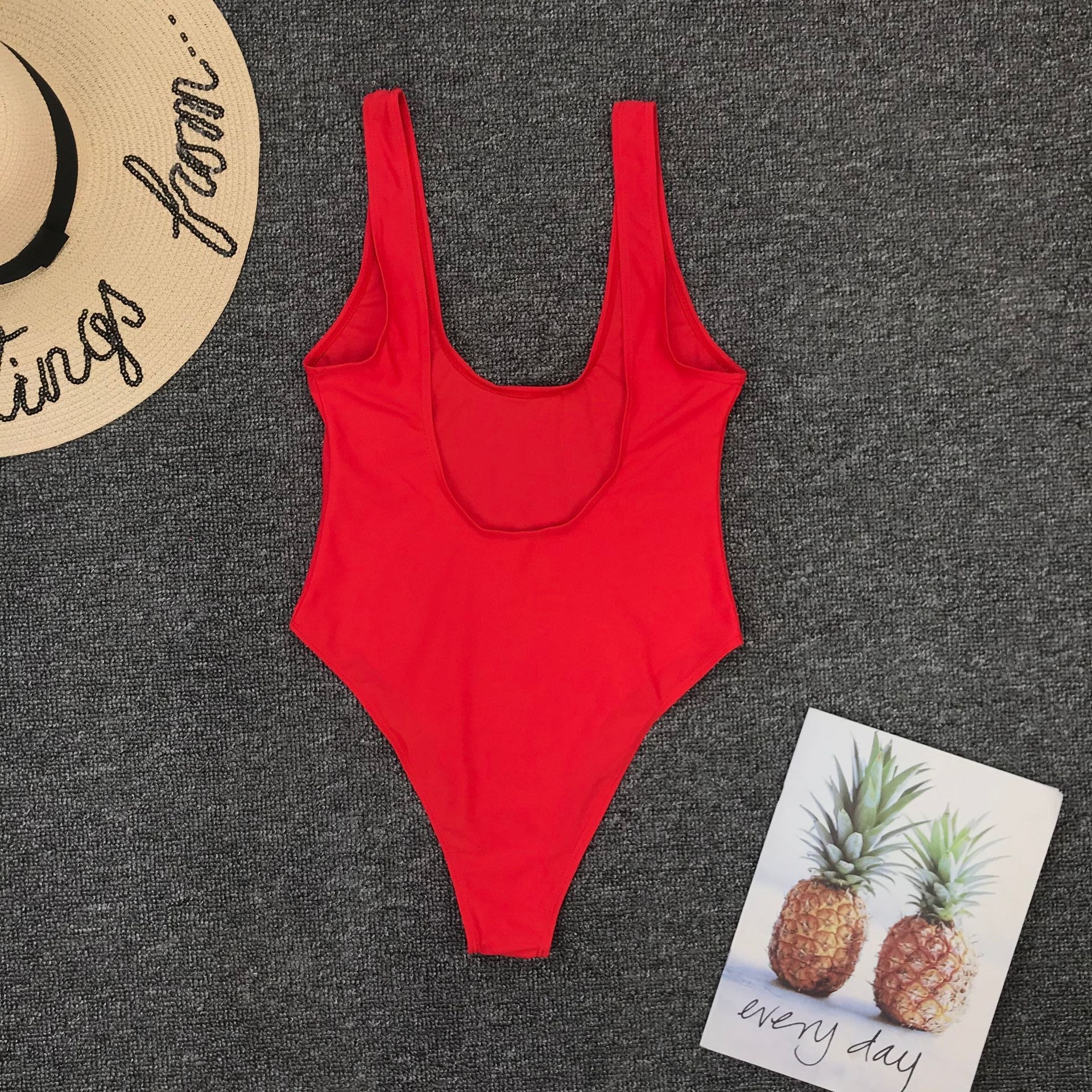 Vintage One Piece Ruffled Push Up Solid Swimwear  Monokini Padded Bathing Suits Swimsuit The Clothing Company Sydney
