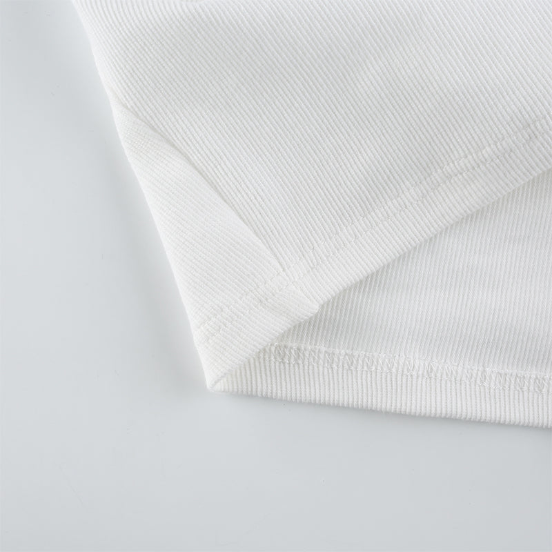 Streetwear Lace Patchwork Summer White Tank Top Y2K Leisure Outfit Basic Casual Crop Top The Clothing Company Sydney