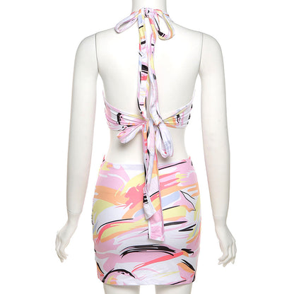 Bodycon Halter Dresses Sleeveless Casual Holiday Beach Mini Dress Club Party Outfits The Clothing Company Sydney