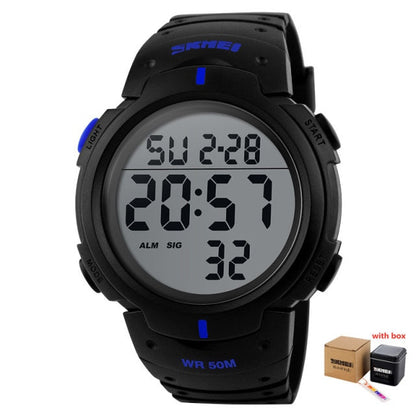 Men Ladies Sports Watches Chronos Countdown Watch Waterproof LED Digital Watch The Clothing Company Sydney