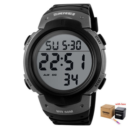 Men Ladies Sports Watches Chronos Countdown Watch Waterproof LED Digital Watch The Clothing Company Sydney