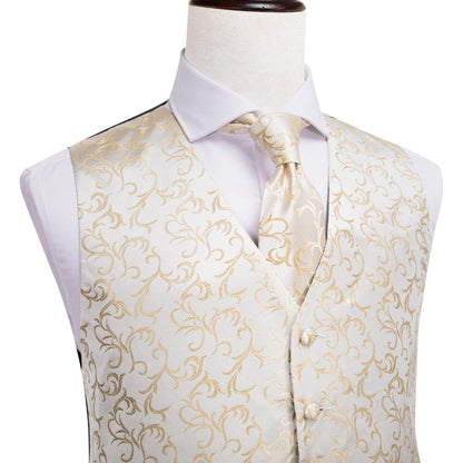 Men's Vests and Tie Business Formal Dresses Slim Vest 4piece Hanky cufflinks for Suit Blue Paisley Waistcoat The Clothing Company Sydney
