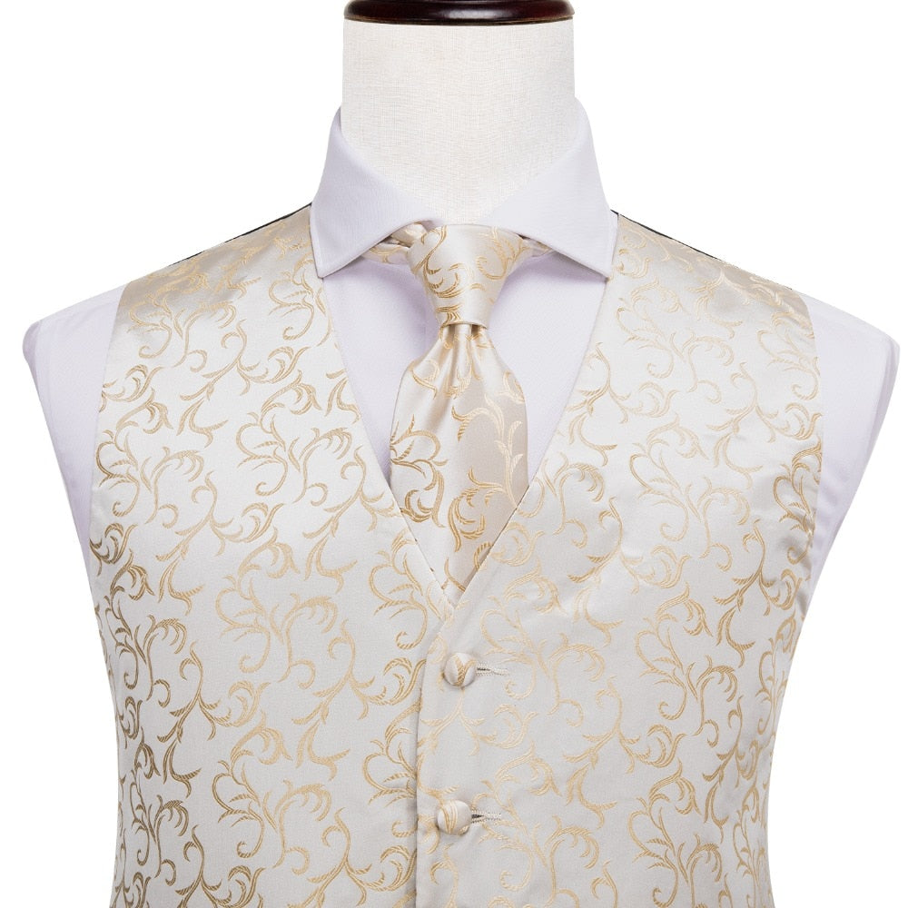 Men's Vests and Tie Business Formal Dresses Slim Vest 4piece Hanky cufflinks for Suit Blue Paisley Waistcoat The Clothing Company Sydney