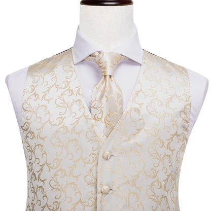 Men's Vests and Tie Business Formal Dresses Slim Vest 4piece Hanky cufflinks for Suit Blue Paisley Waistcoat The Clothing Company Sydney