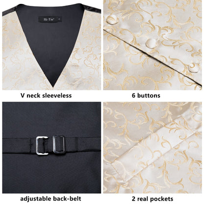 Men's Vests and Tie Business Formal Dresses Slim Vest 4piece Hanky cufflinks for Suit Blue Paisley Waistcoat The Clothing Company Sydney