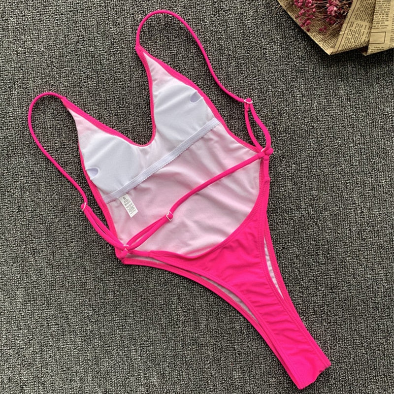 One Piece Extreme String Mini Micro Thong Swimsuit Bather Swimwear Bathing Suit Swim Beach Monokini The Clothing Company Sydney