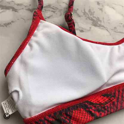 Leopard Print Bikini Swimwear Swimsuit Two piece Bikini set Brazilian Bather Bathing Suit The Clothing Company Sydney